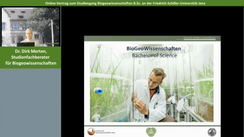 Platzhalterbild — Online-Vortrag Biogeowissenschaften mit Dr. Dirk Merten